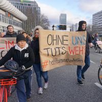 Demonstration Schulgeldfreiheit Berlin 2018